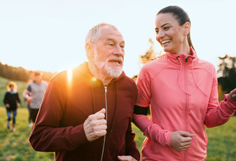 Jogger und Joggerin